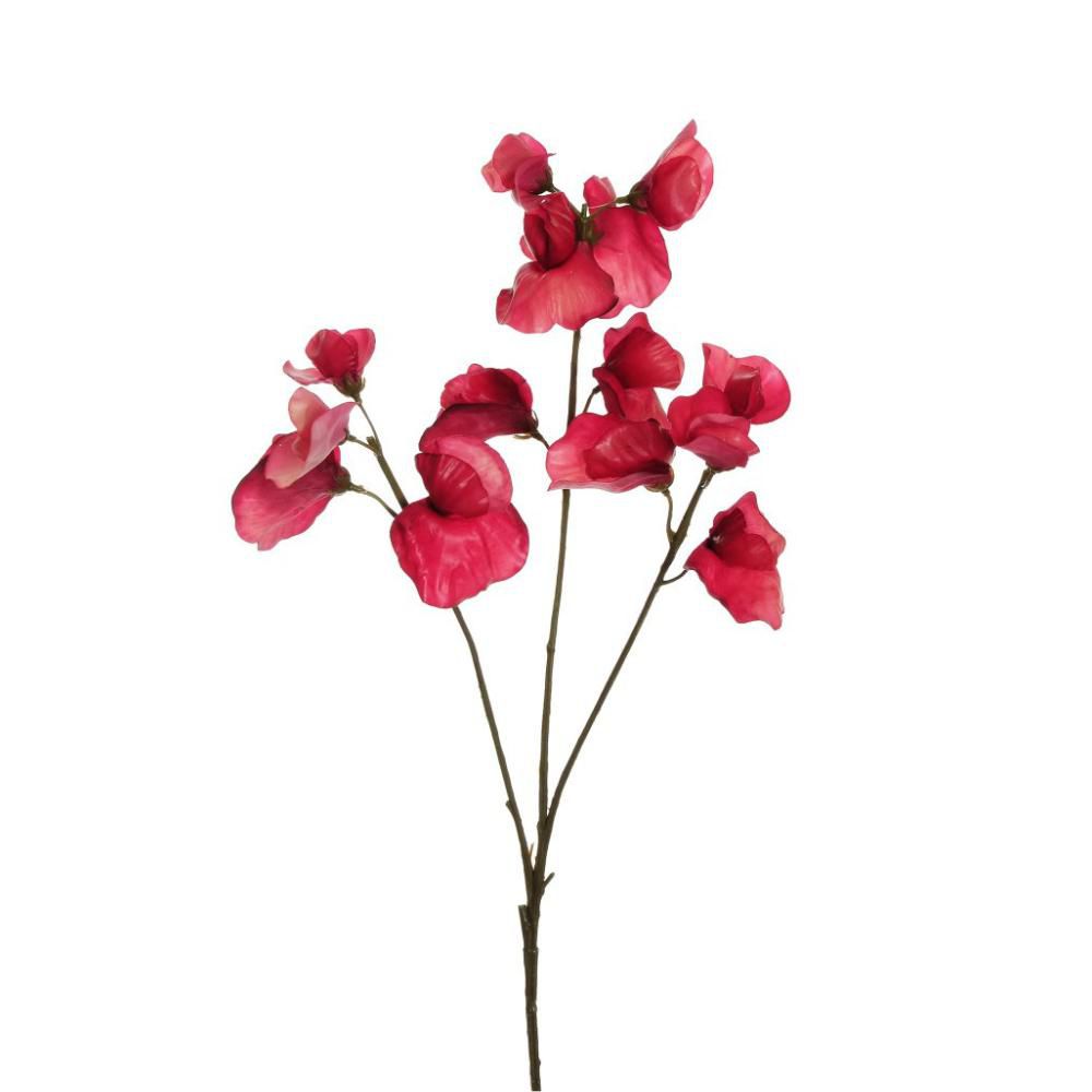 LATHYRUS SPRAY REAL TOUCH 3X CM.67 FUCSIA SCURO LATHYRUS SPRAY REAL TOUCH 3X CM.67 FUCSIA SCURO
