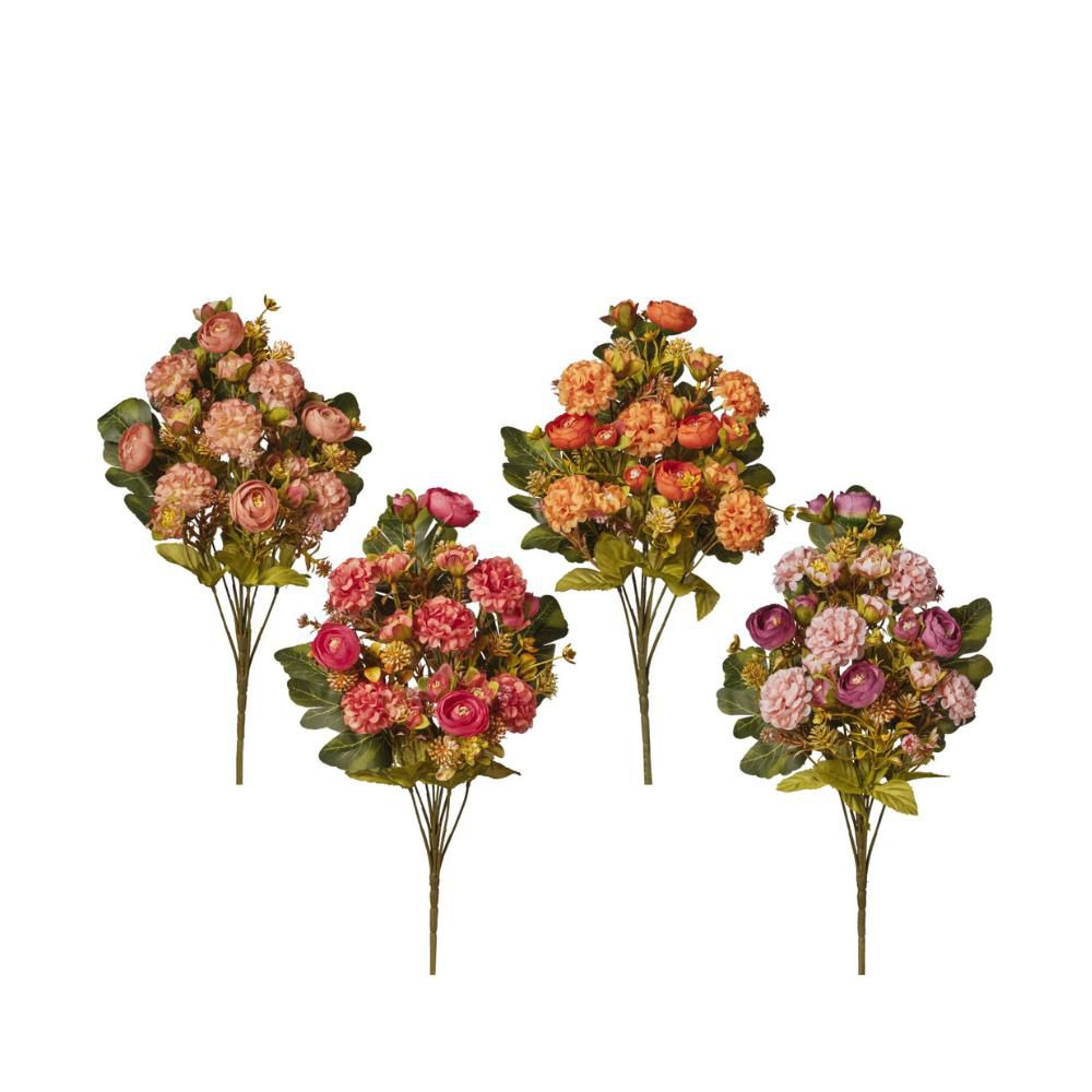 SET 4 BOUQUET FRONTALE RANUNCOLO/CRISANTEMO CM.41 RSS/ARNC/ROSA SET 4 BOUQUET FRONTALE RANUNCOLO/CRISANTEMO CM.41 RSS/ARNC/ROSA