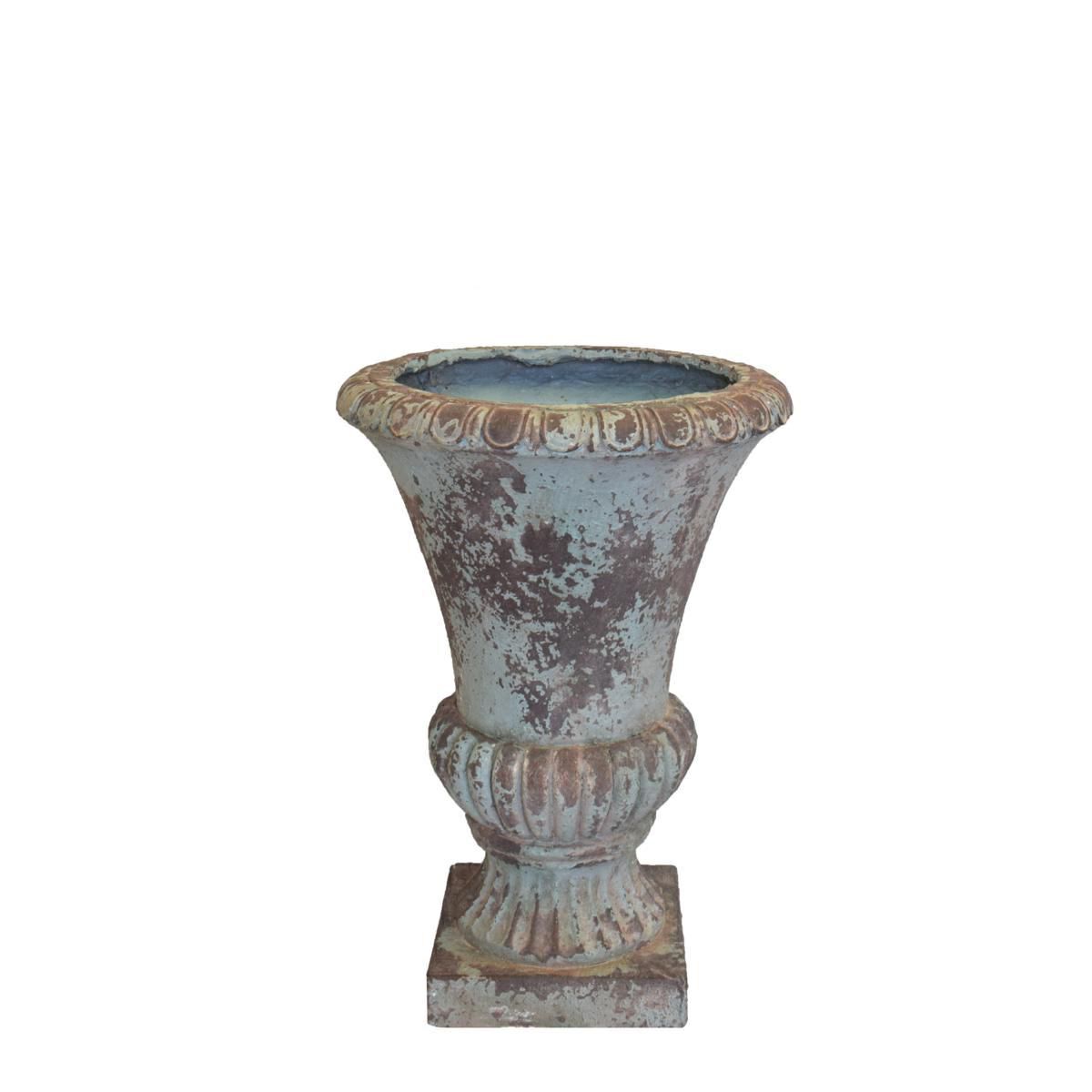 COPPA MEDICEA IN PIETRAD.37 H.51 CM -IMPERO- GRIGIO ANTICATO COPPA MEDICEA IN PIETRAD.37 H.51 CM -IMPERO- GRIGIO ANTICATO