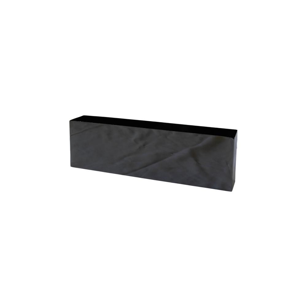 VASCHETTA RETTANGOLARE ACCIAIO 40X7 H.12CM (L)ARGENTO SPECCHIATO