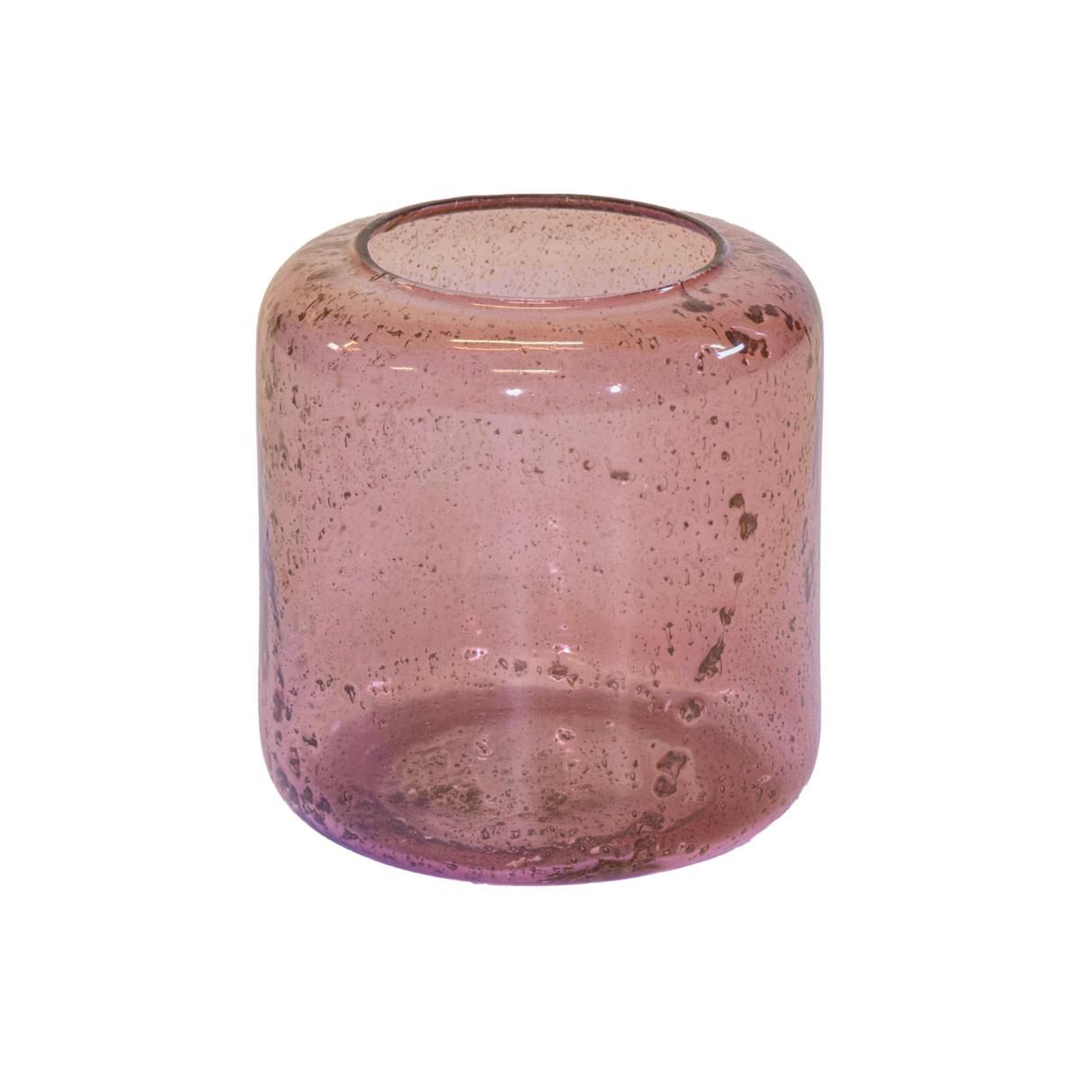 VASO VETRO D.25 CM H.25CM -MAURA BULB- ROSSO VASO VETRO D.25 CM H.25CM -MAURA BULB- ROSSO