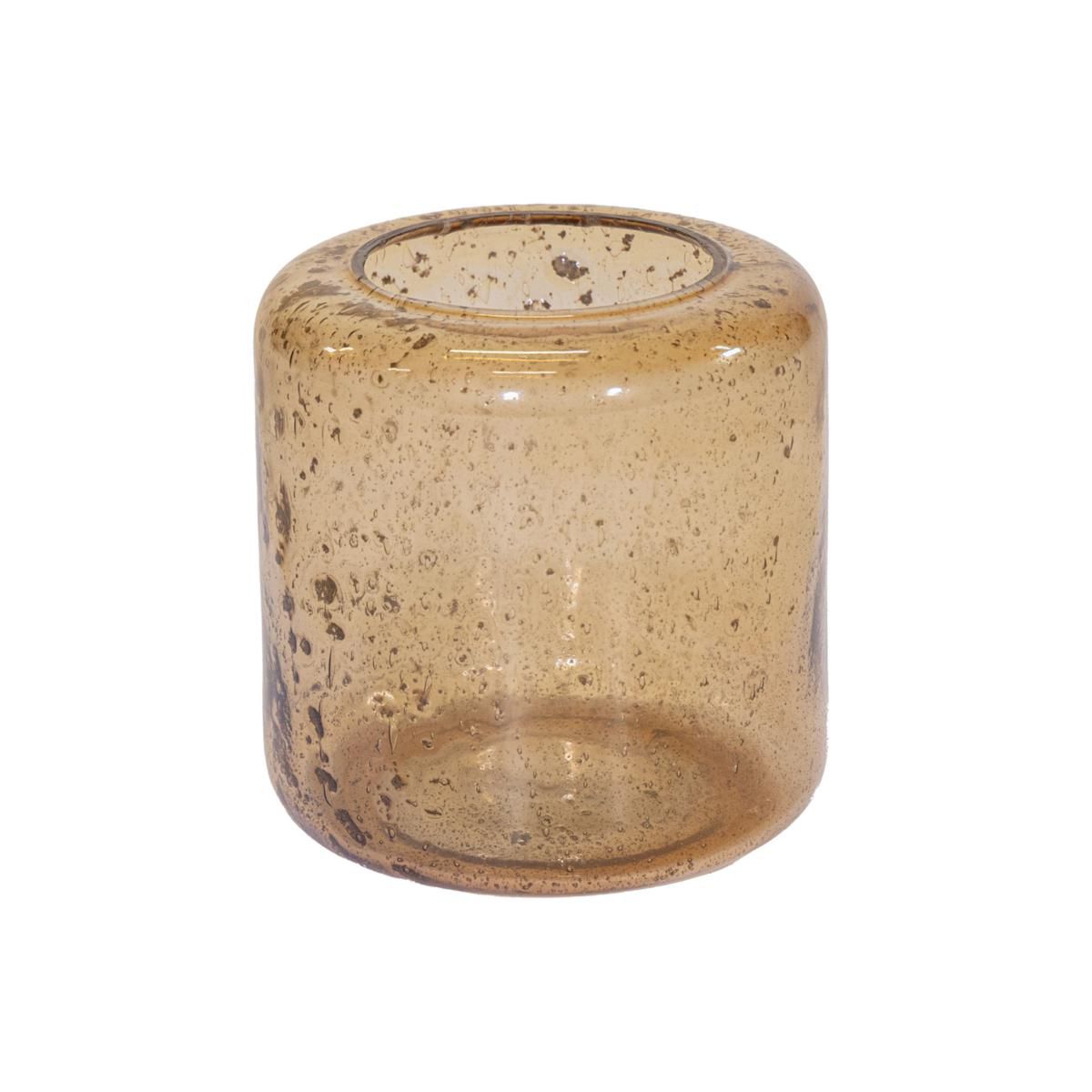 VASO VETRO D.25 CM H.25CM -MAURA BULB- MARRONE VASO VETRO D.25 CM H.25CM -MAURA BULB- MARRONE
