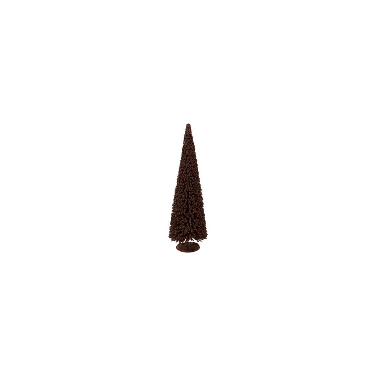 ALBERO NATALE METALLO D.17 CM H.50 CM -OTIS M- MARRONE