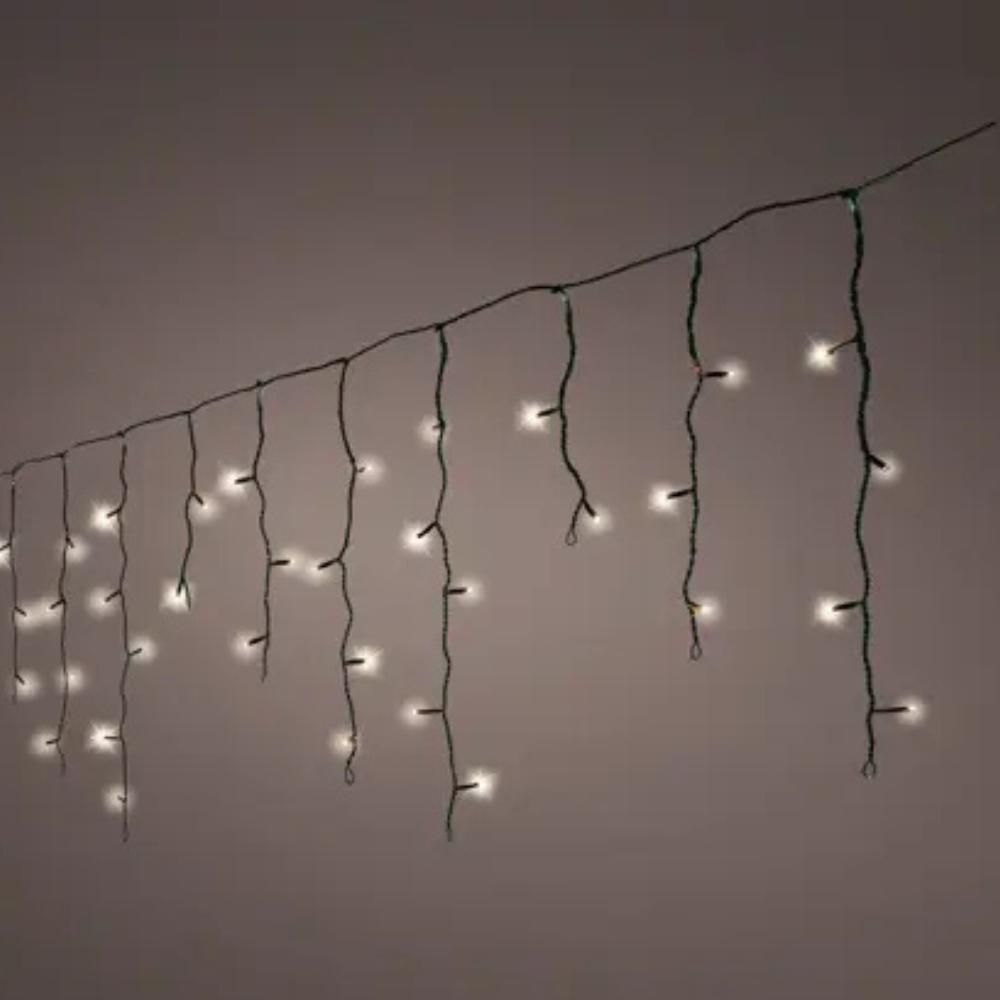 TENDA 180 LED 480X52 CML.CALDA/F.NERO -ICICLE- ESTERNO