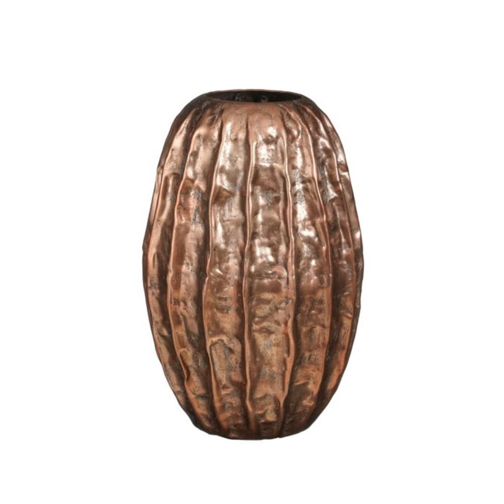 VASO METALLO D.23 CM H.36 CM -MASALA- BRONZO