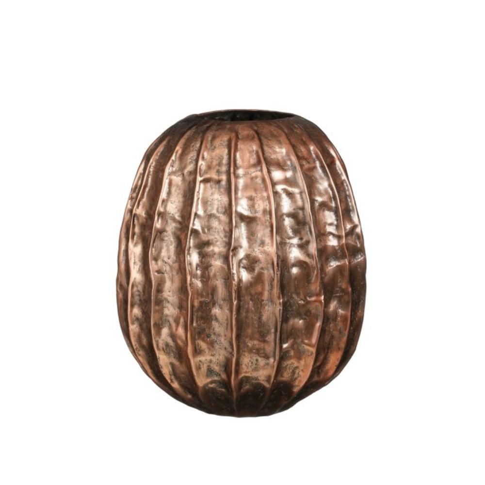 VASO METALLO D.28 CM H.32 CM -MASALA- BRONZO