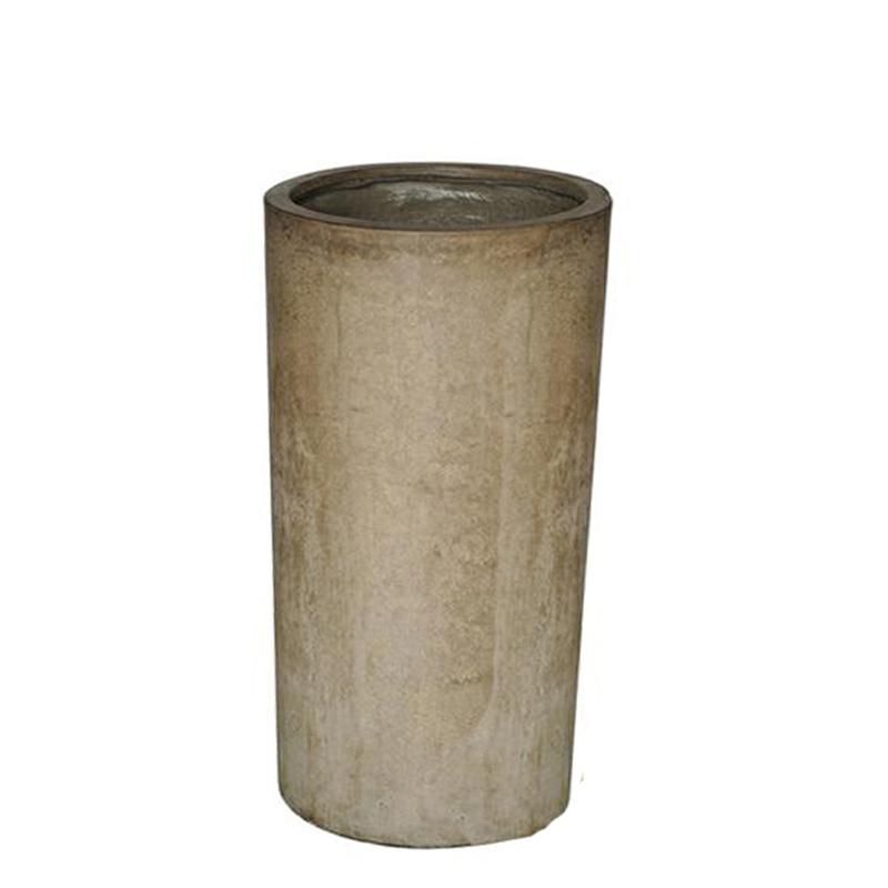 VASO CEMENTO D.56 CM H.100 CM -SYROS MAYA- GRIGIO VASO CEMENTO D.56 CM H.100 CM -SYROS MAYA- GRIGIO
