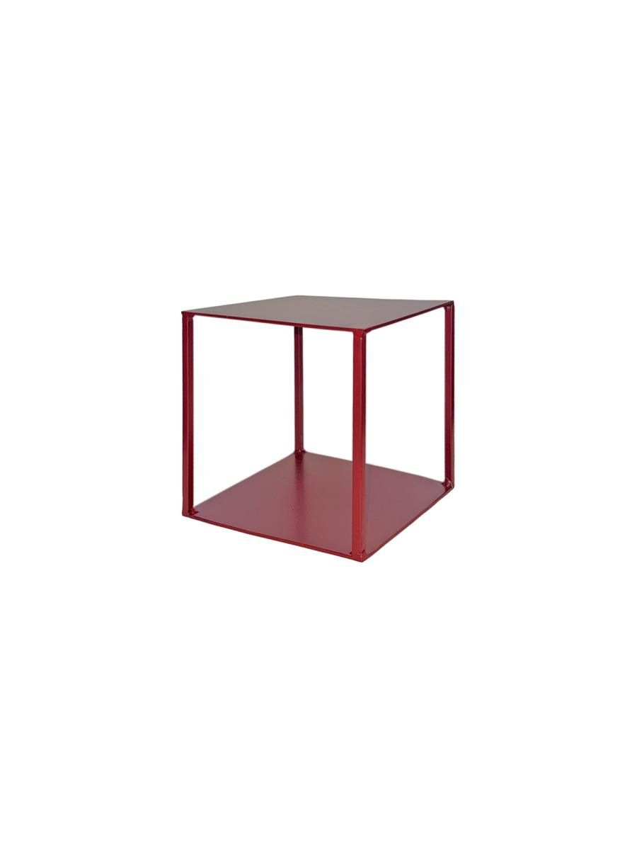 ALZATA FERRO BASE QUADRATA 20X20 CM H.20 CM VINACCIA