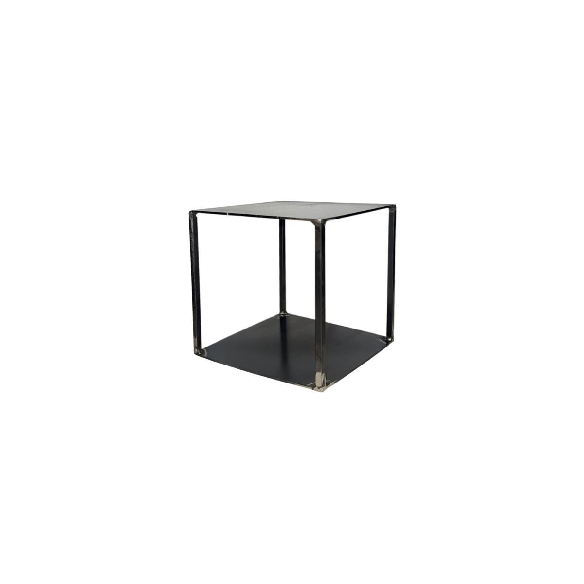 ALZATA FERRO BASE QUADRATA 20X20 CM H.20 CM INDUSTRIAL