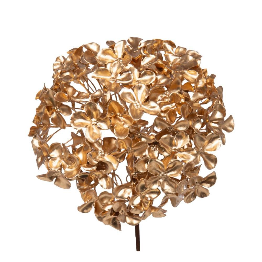HIDRANGEA PICK METALLICA 27 CM ORO