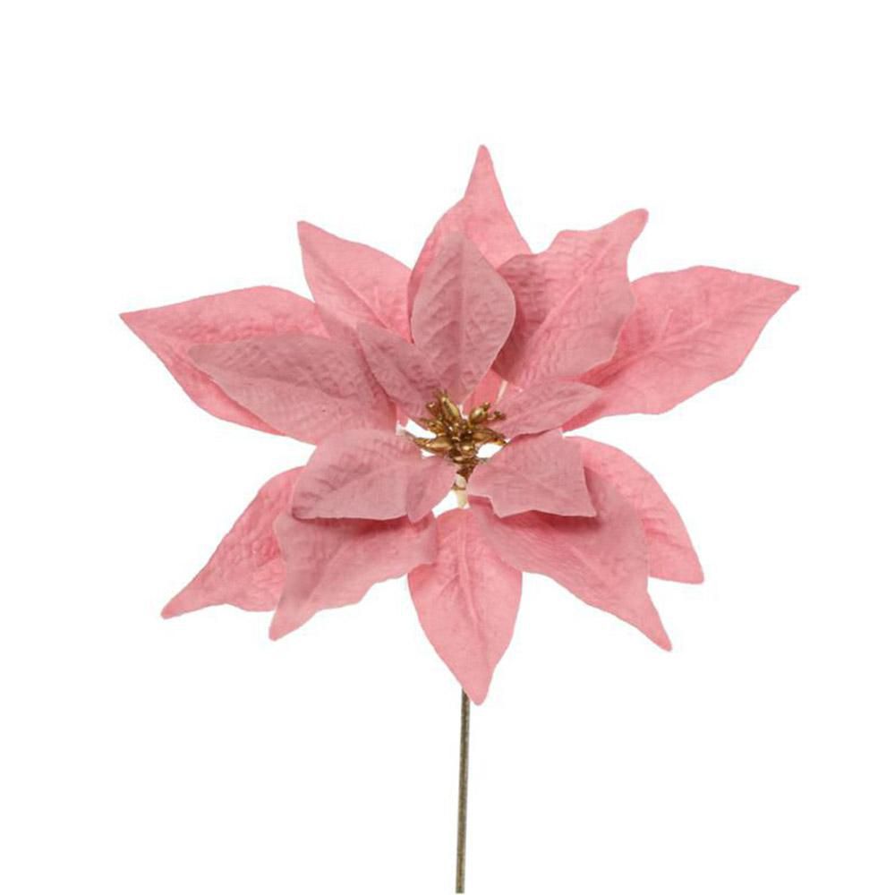 SET 12 FIORI POINSETTIAPICK CM.18 ROSA SET 12 FIORI POINSETTIAPICK CM.18 ROSA