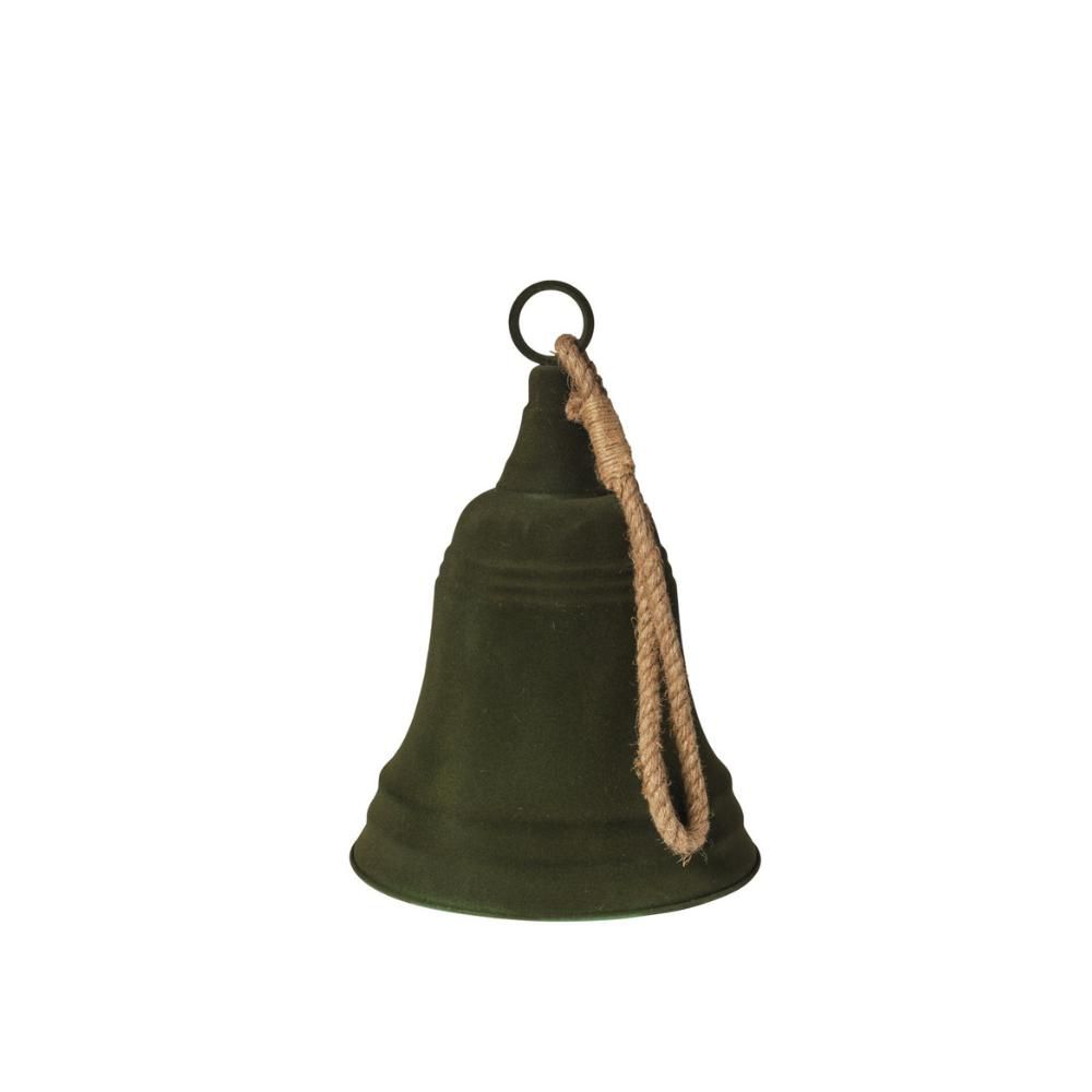CAMPANA VELLUTO D/APPENDERE D.31,5 CM H.43,5 CM VERDE CAMPANA VELLUTO D/APPENDERE D.31,5 CM H.43,5 CM VERDE