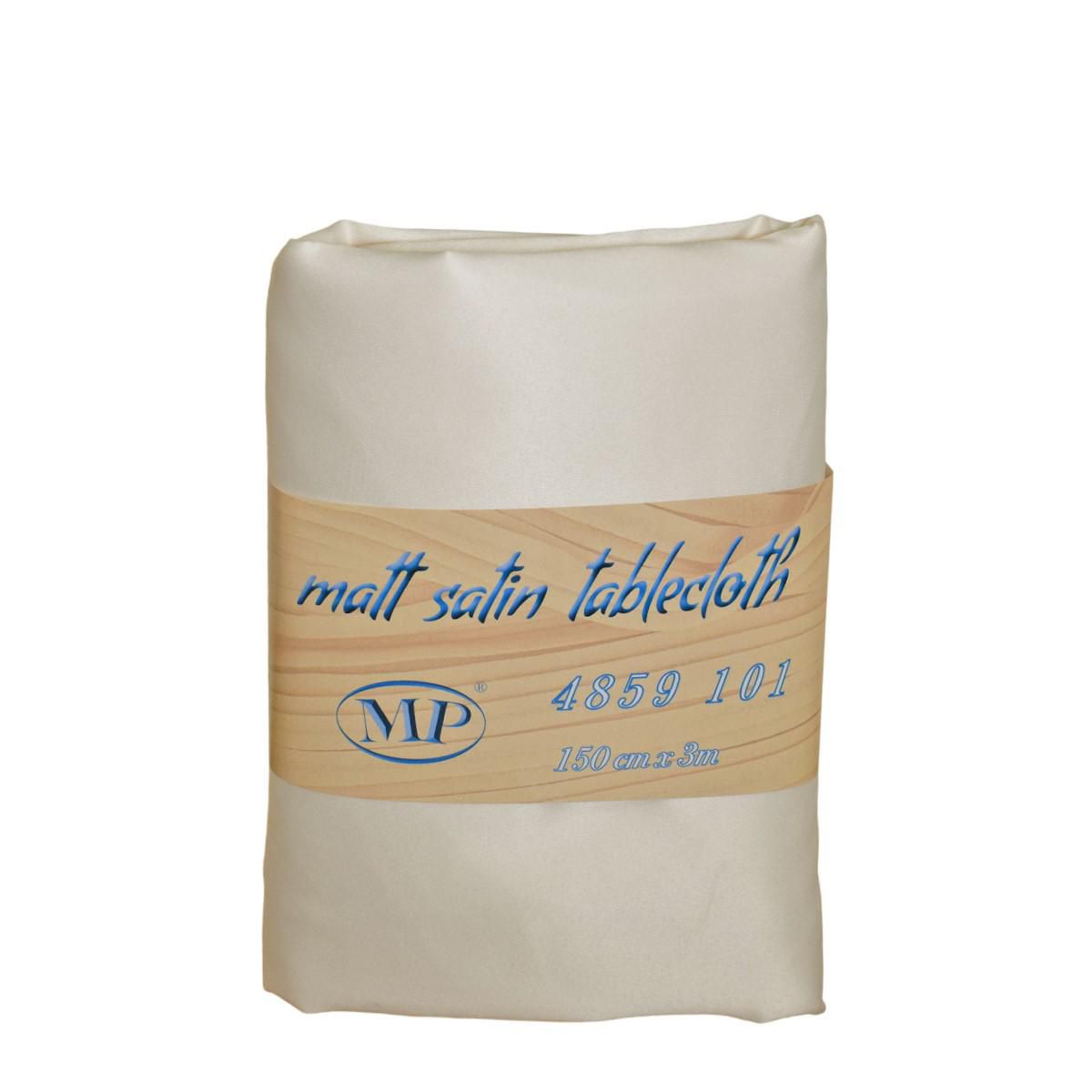 TELO IN SATIN MATT CM 150X3 MT AVORIO