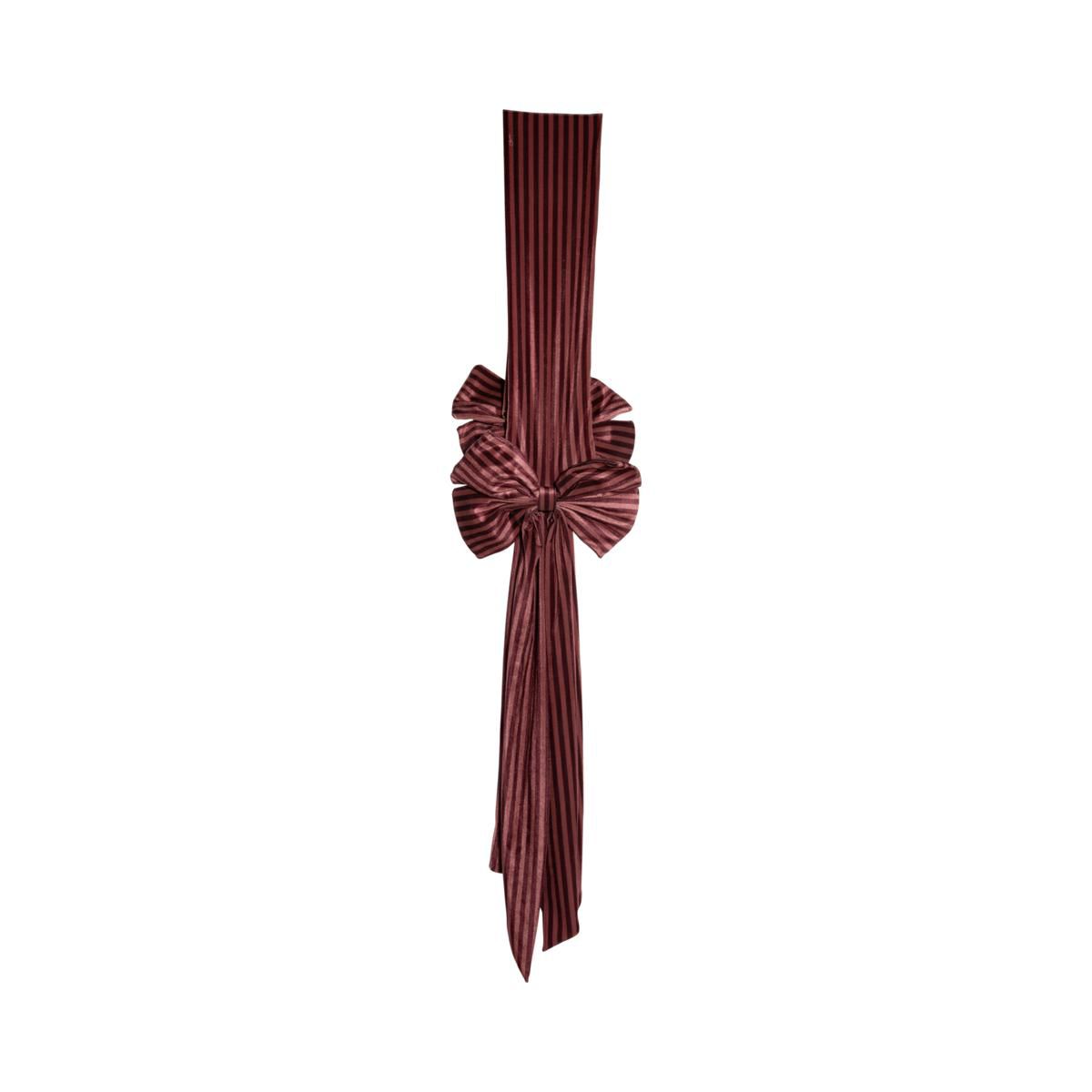 FIOCCO VELLUTO PER PORTA C/DOPPIA CODA H.220 CM BURGUNDY FIOCCO VELLUTO PER PORTA C/DOPPIA CODA H.220 CM BURGUNDY