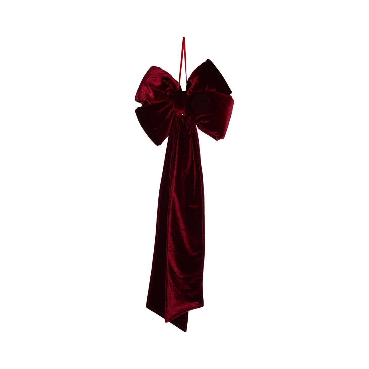 FIOCCO VELLUTO H.75 CM BURGUNDY
