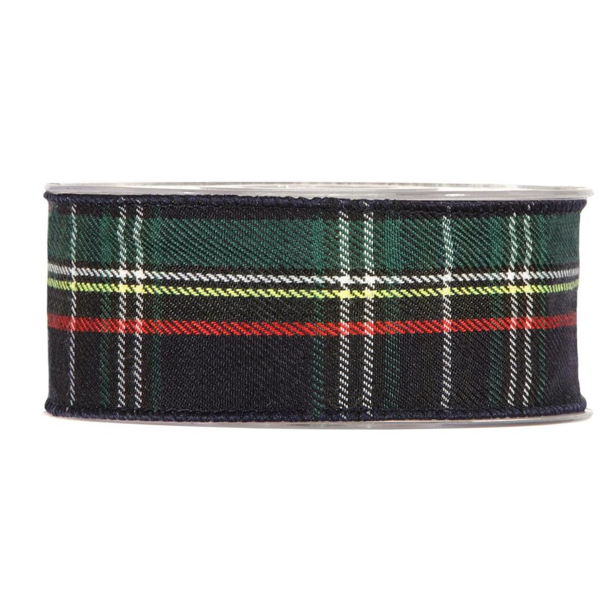 NASTRO POLIESTERE TARTAN 40MM 10MT BLU/VERDE/ROSSO NASTRO POLIESTERE TARTAN 40MM 10MT BLU/VERDE/ROSSO
