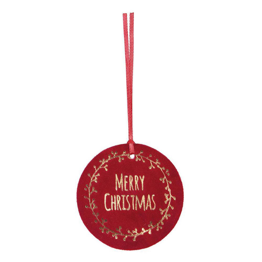 SET 6 TARGHETTE -MERRY CHRISTMAS- BORDEAUX/ORO SET 6 TARGHETTE -MERRY CHRISTMAS- BORDEAUX/ORO