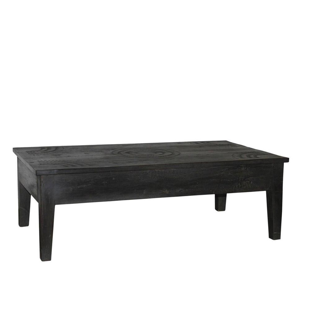 TAVOLO DA CAFFE’ LEGNO ANTICO 137X76 CM H.46 CM WENGE’