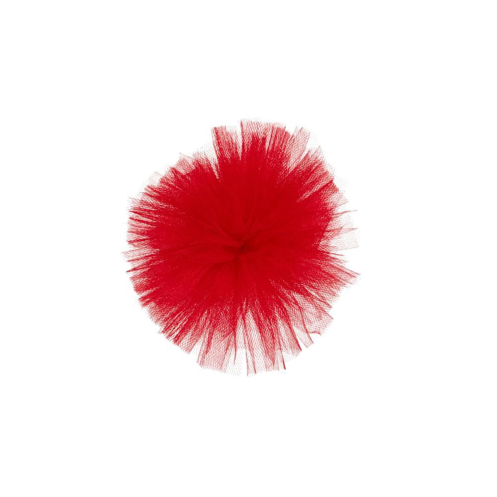 PON PON DI TULLE D.40 CM ROSSO PON PON DI TULLE D.40 CM ROSSO
