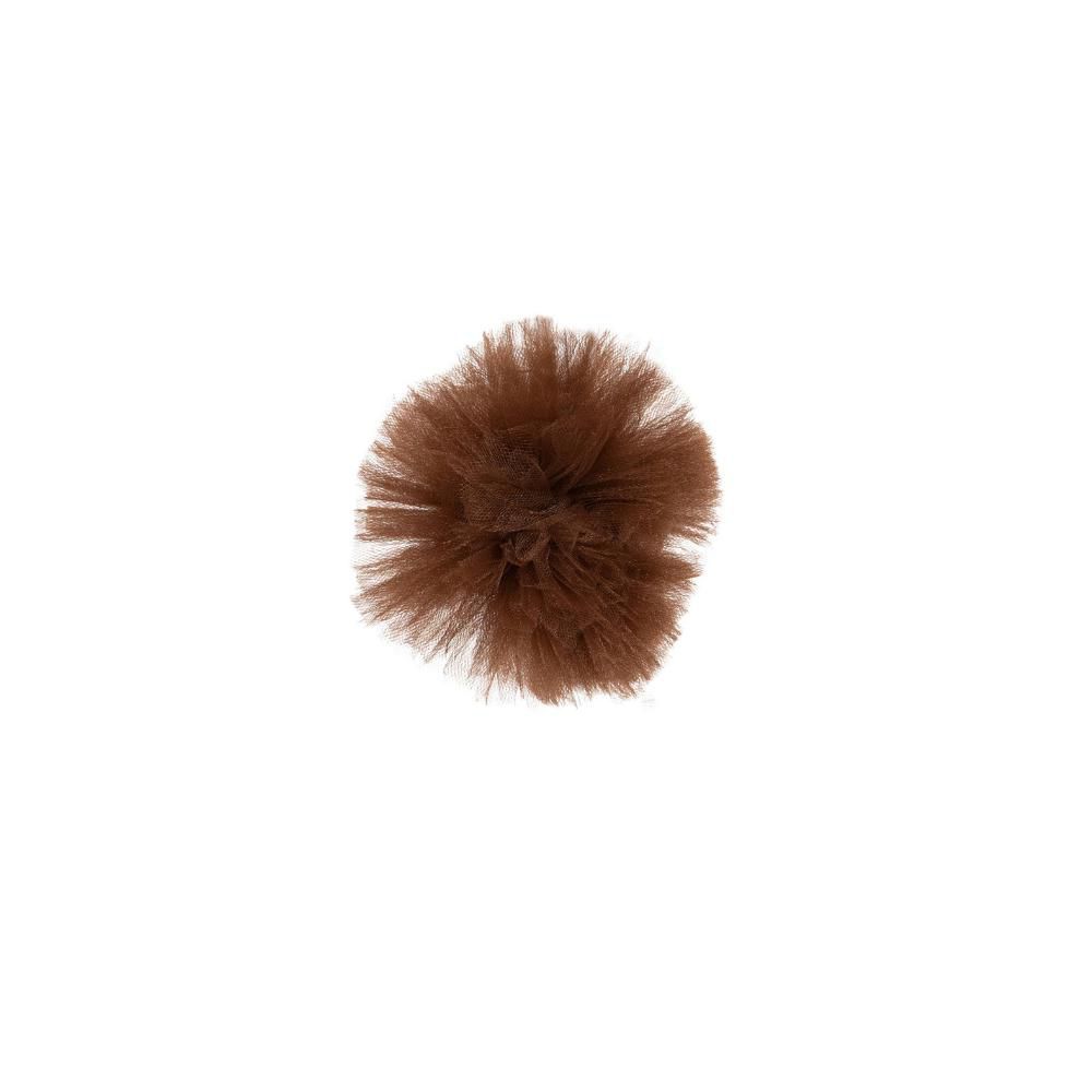 PON PON DI TULLE D.25 CM MARRONE PON PON DI TULLE D.25 CM MARRONE
