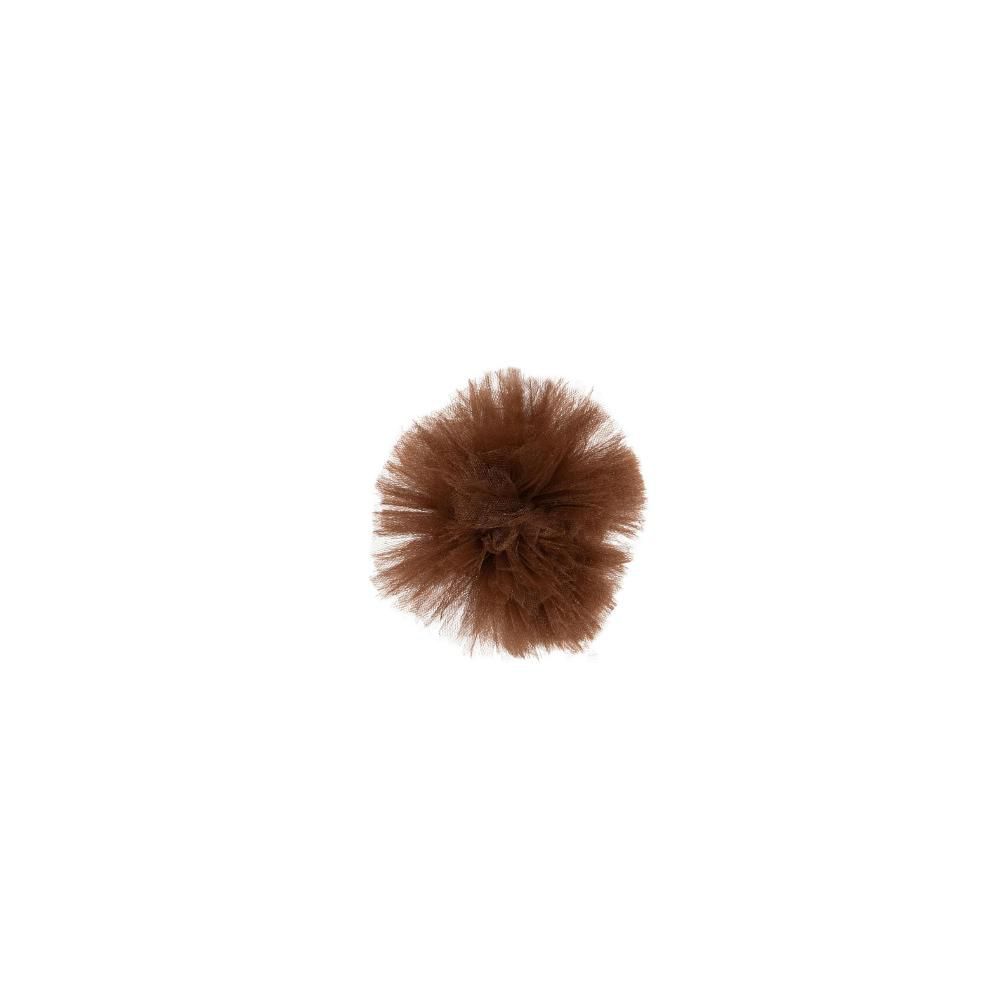 PON PON DI TULLE D.16 CM MARRONE