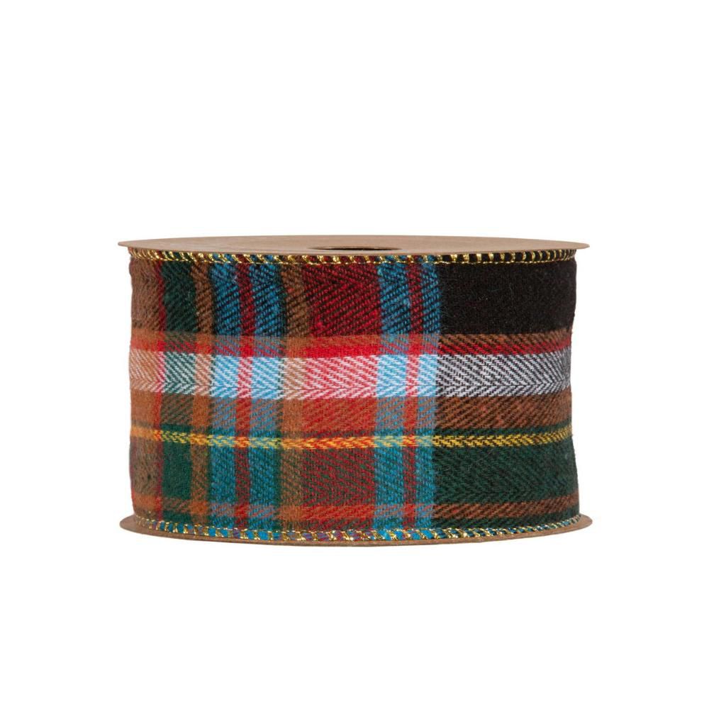 NASTRO POLIESTERE TARTAN 63MM 10MT BLU/ROSSO/BEIGE NASTRO POLIESTERE TARTAN 63MM 10MT BLU/ROSSO/BEIGE