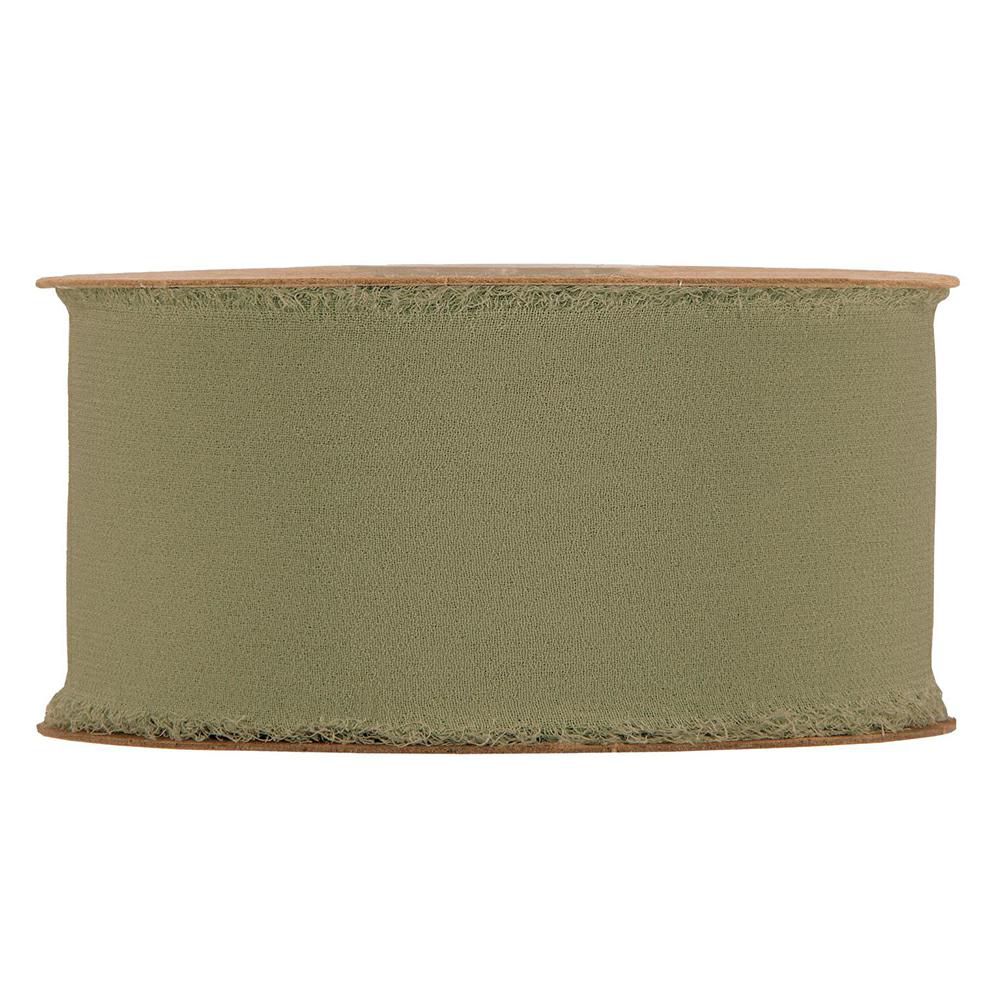 NASTRO ORGANZA 50MM 10MT VERDE SCURO