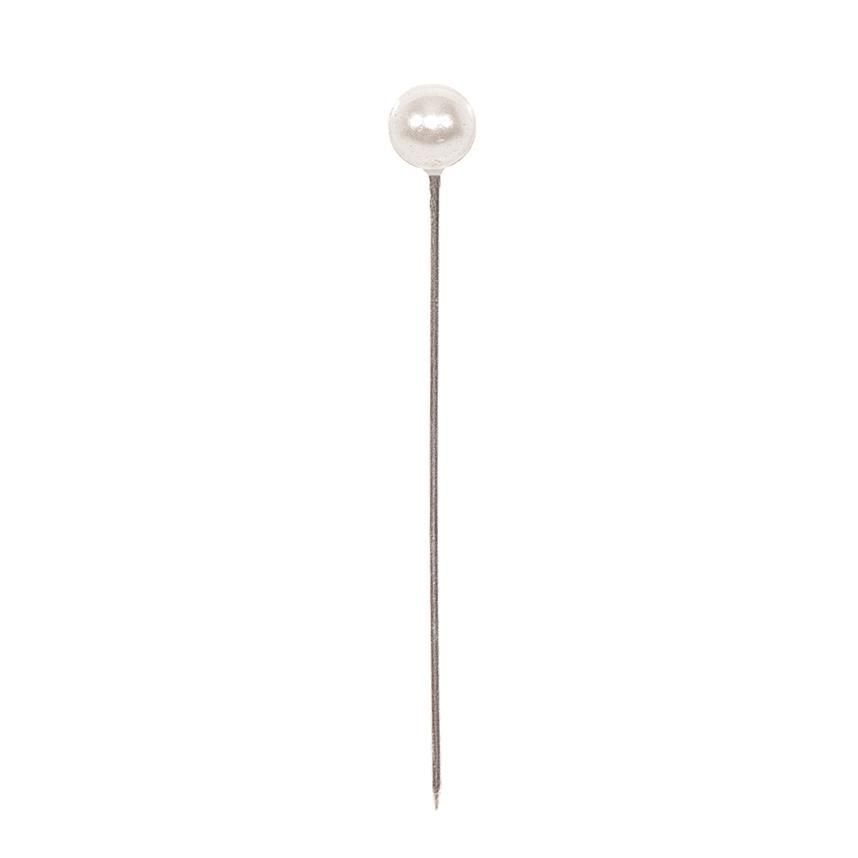 PERLA PINS D.6 MM H.55 CM CONF.PZ.100 BIANCO