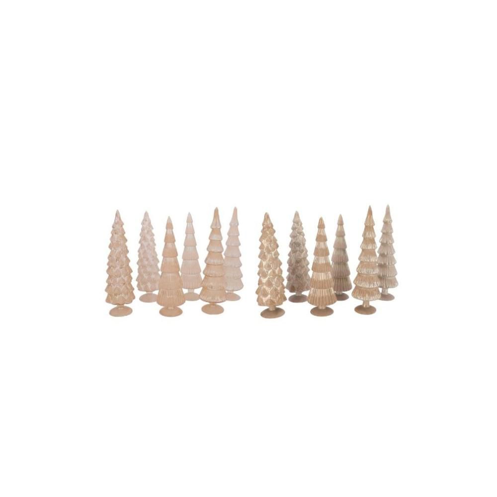 ALBERO VETRO D.9 CM H.25 CM -TWINKLE- SABBIA ALBERO VETRO D.9 CM H.25 CM -TWINKLE- SABBIA